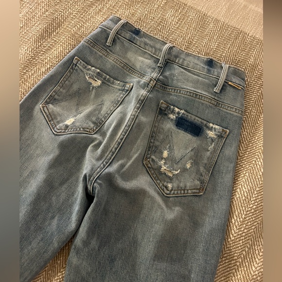 Mother Denim The Hustler Ankle Fray Jeans - Picture 9 of 13